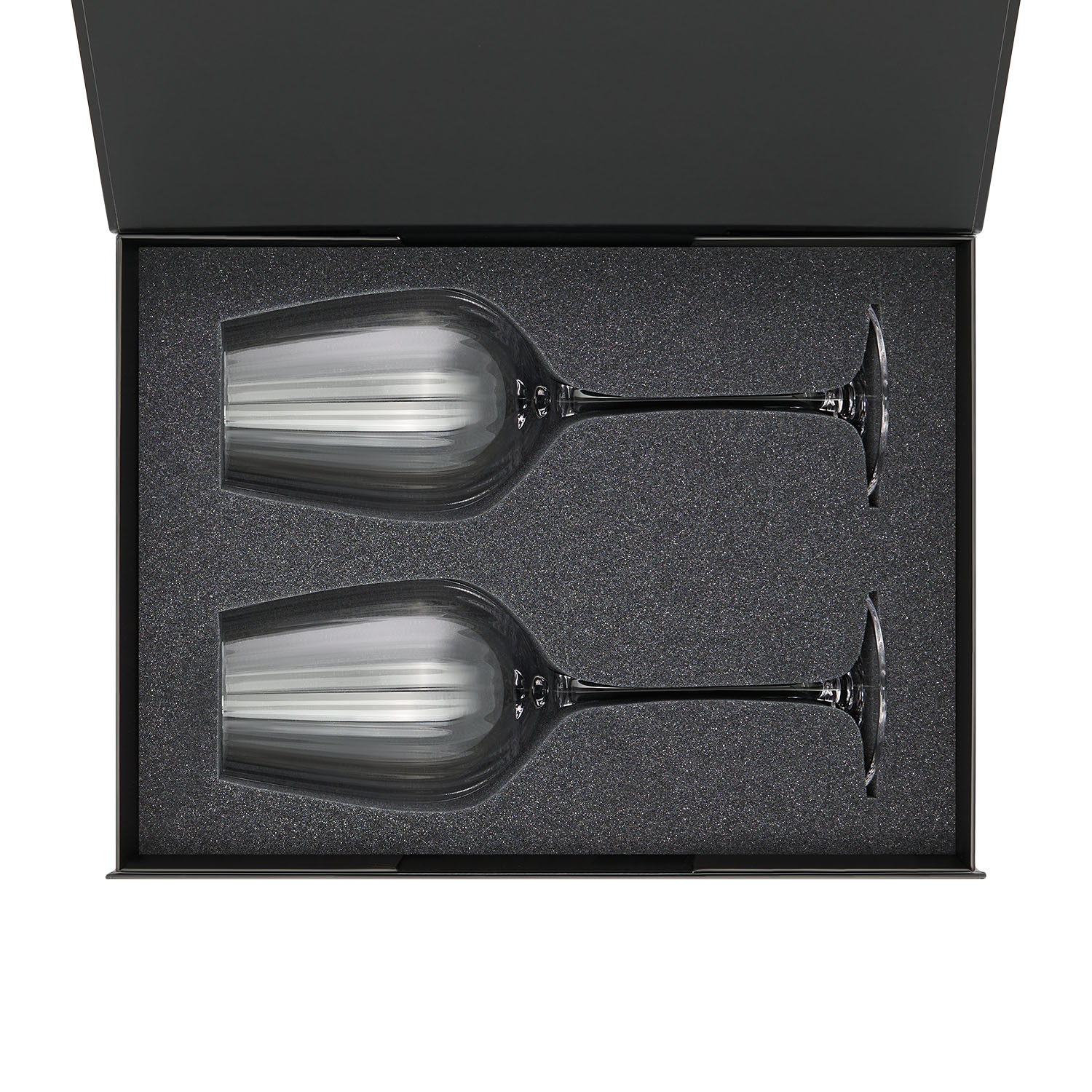 Изображение №2 | Подарочный набор 2 бокала для вина Бланш (Blanche) в черной коробке