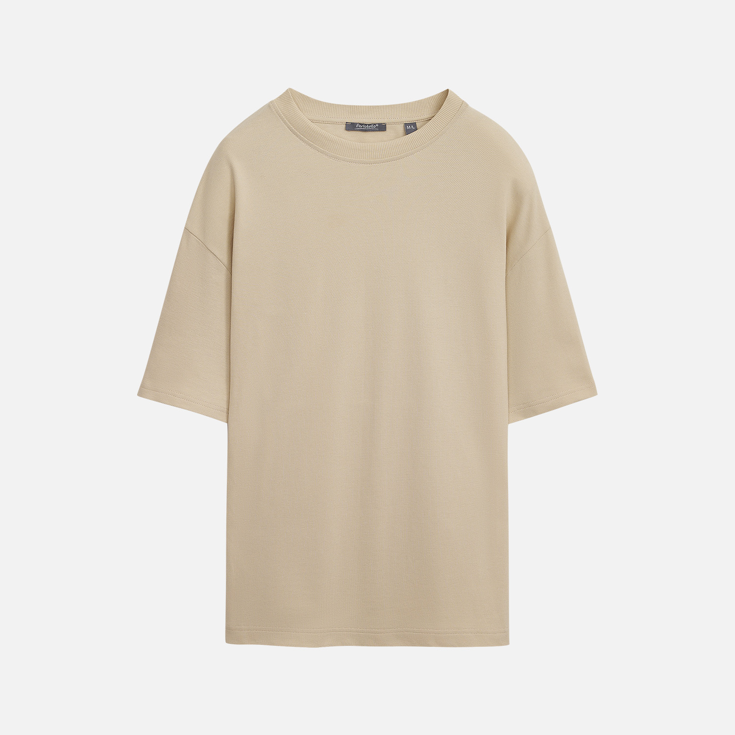 Изображение №7 | Футболка унисекс премиум Аура (Aura), 100% хлопок 200гр. бежевый, размер XS/S