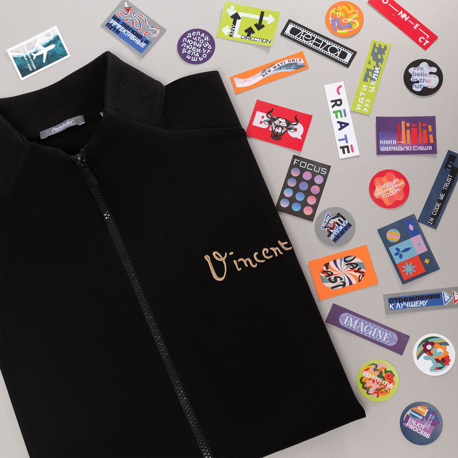 Изображение №15 | Толстовка на молнии унисекс Торрес НЕО (Torres NEO) черная, размер S