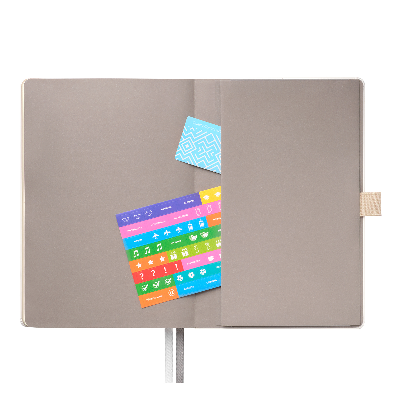 Изображение №10 | Ежедневник Арктик (Arctic) недатированный, белый/серый