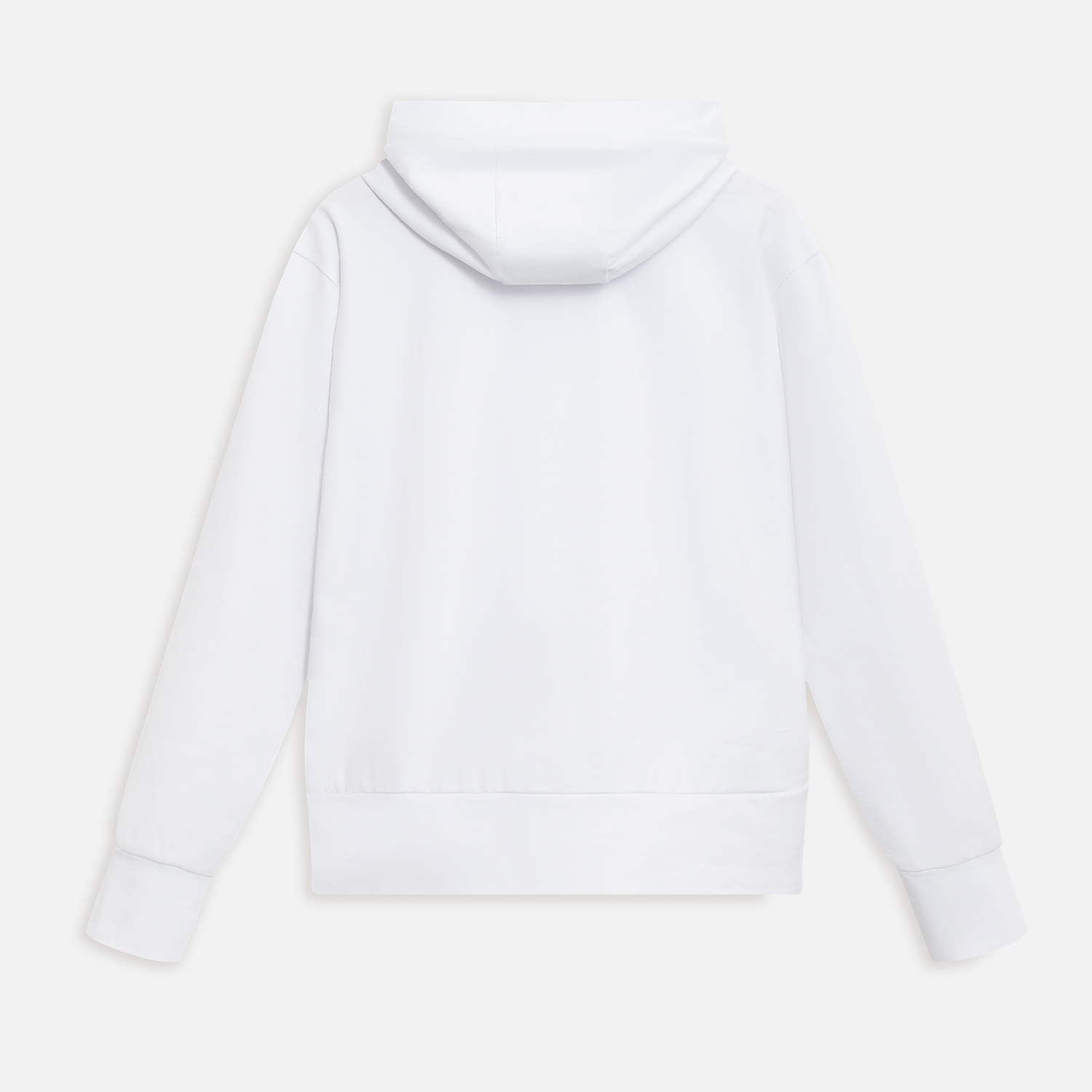 Изображение №11 | Худи с капюшоном, унисекс Алекс (Alex) белый, размер S