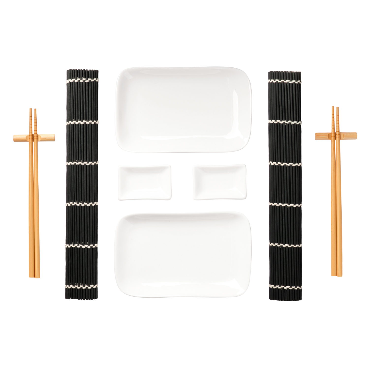 Изображение №3 | Набор для сервировки суши Токио (Tokyo) (10 предметов), черный