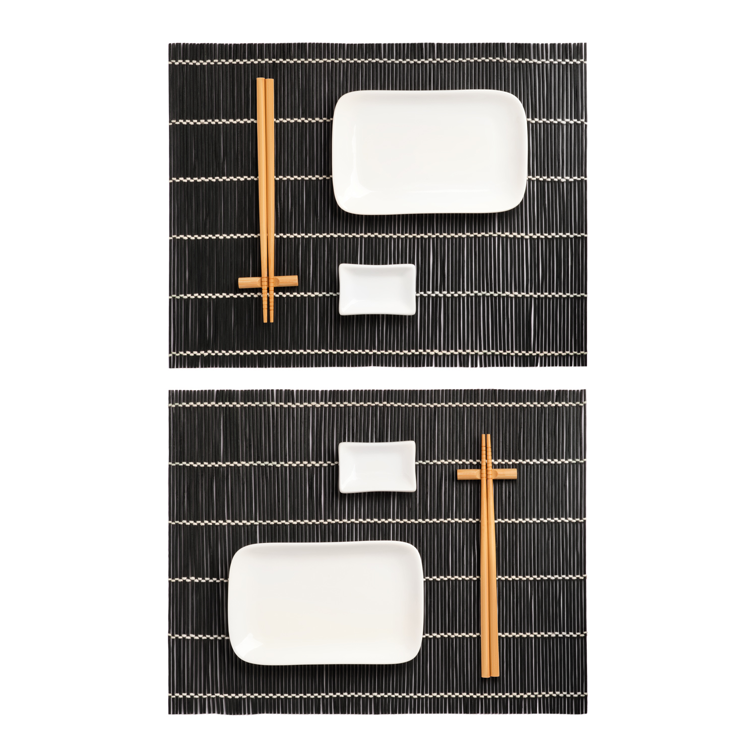 Изображение №5 | Набор для сервировки суши Токио (Tokyo) (10 предметов), черный
