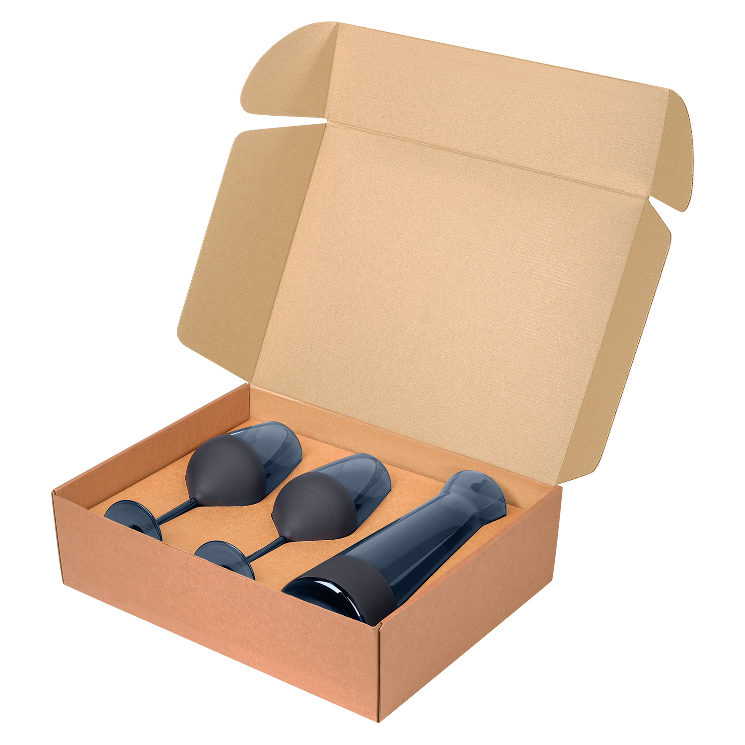 Изображение №3 | Подарочный набор декантер + 2 бокала, Сапфир (Sapphire) синий