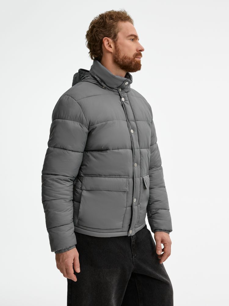 Изображение №9 | Куртка Ben Mac, серая, размер S