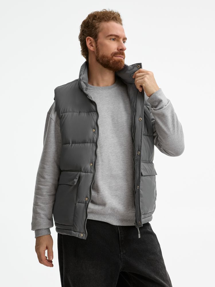 Изображение №10 | Жилет Ben Mac, серый, размер S