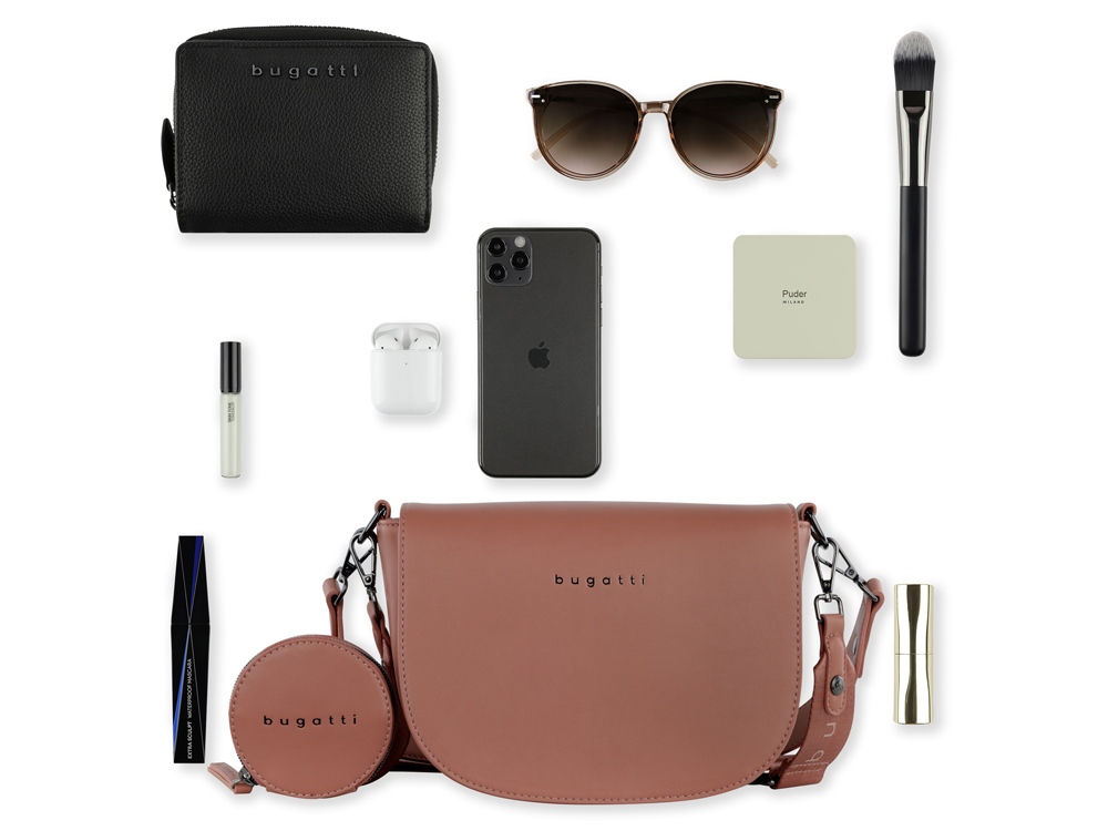 Изображение №6 | Сумка наплечная женская «АЛМАТА (ALMATA)» с кошельком (оранжевый)