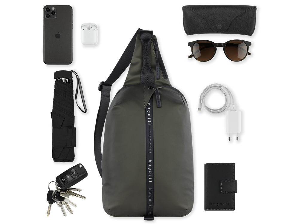 Изображение №7 | Рюкзак с одним плечевым ремнем «БЛАНК (BLANC)» (зеленый)