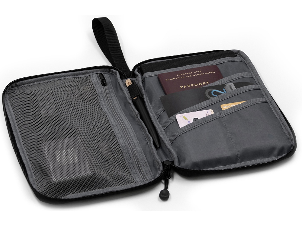 Изображение №4 | Тревел-органайзер «Nomad» из водостойкого переработанного пластика (серый)