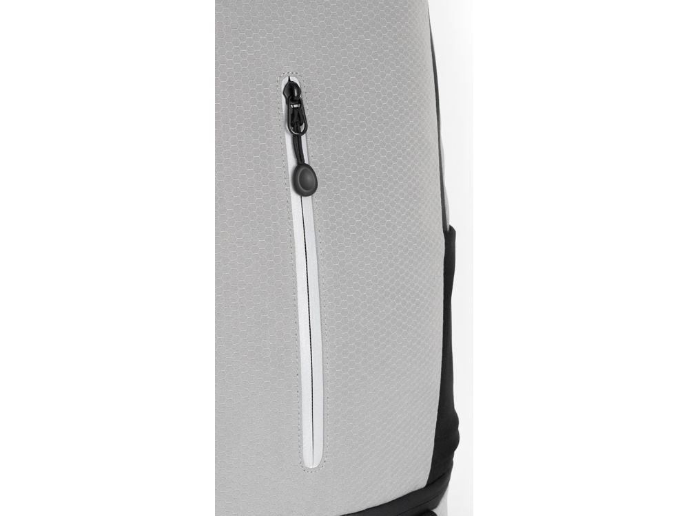 Изображение №10 | Рюкзак Nomad для ноутбука 15.6'' из водостойкого переработанного пластика с изотермическим отделением (серый)