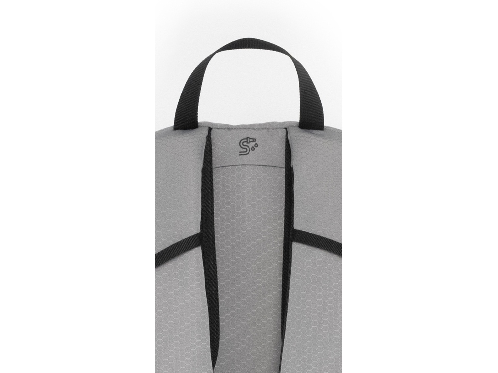 Изображение №11 | Рюкзак Nomad для ноутбука 15.6'' из водостойкого переработанного пластика с изотермическим отделением (серый)