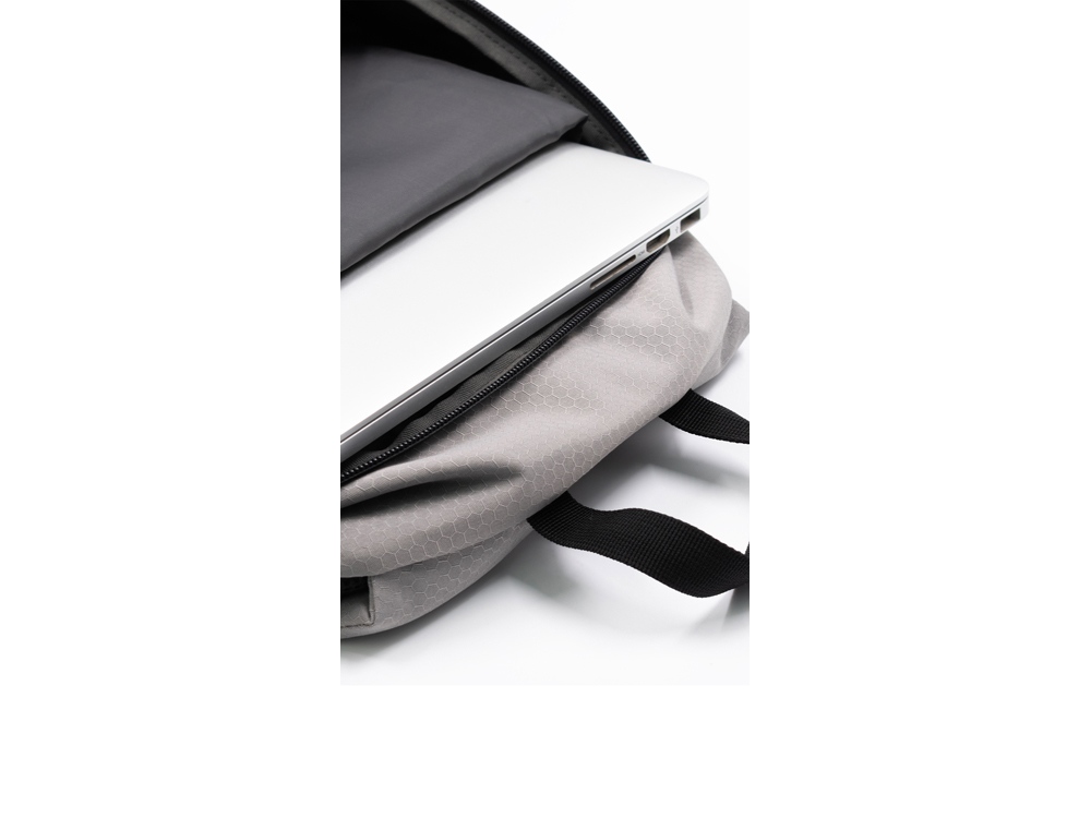 Изображение №15 | Рюкзак Nomad для ноутбука 15.6'' из водостойкого переработанного пластика с изотермическим отделением (серый)