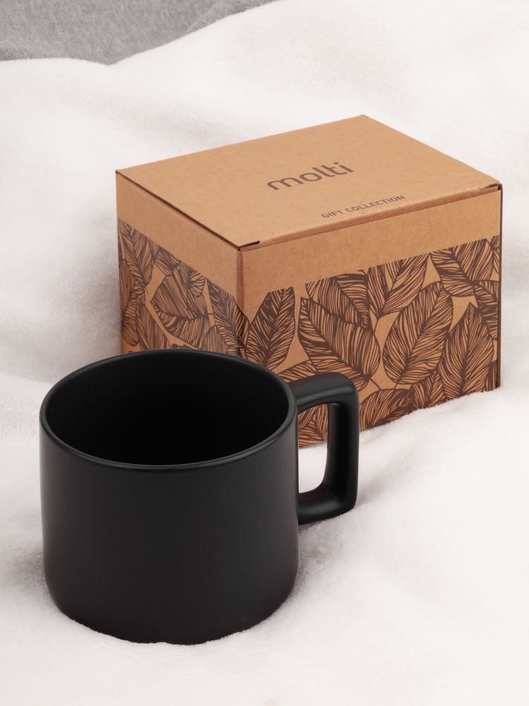 Изображение №4 | Чашка Jumbo в коробке матовая, черная