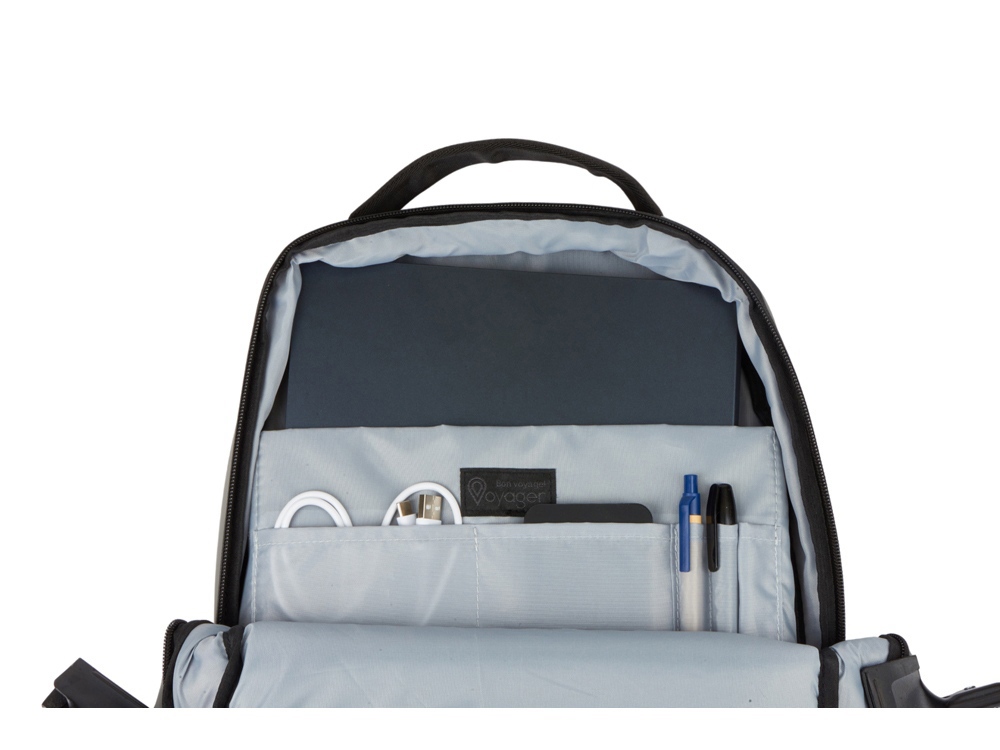 Изображение №14 | Рюкзак «Sofit» для ноутбука 14'' из экокожи (серый)