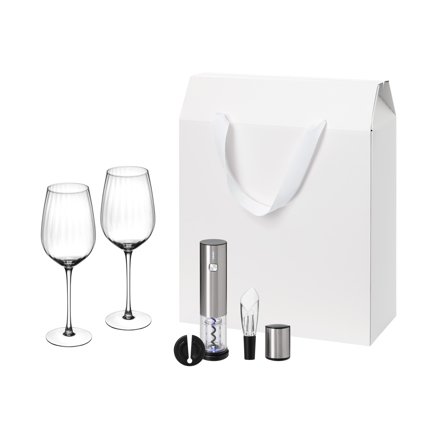Изображение №1 | Подарочный набор Бланш (Blanche), Винтаро (Vintaro) (2 бокала + набор для вина)
