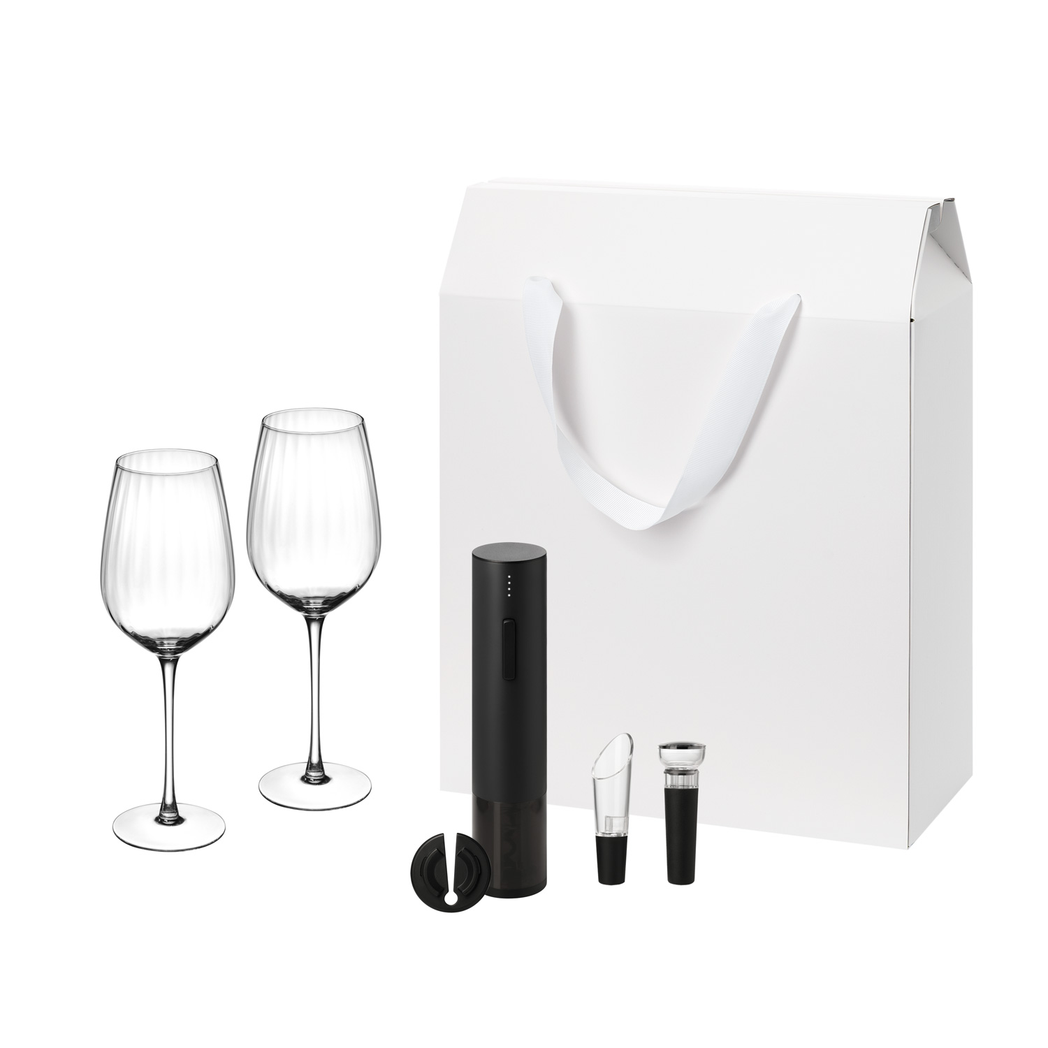 Изображение №1 | Подарочный набор Бланш (Blanche), Сакраменто (Sacramento) (2 бокала + набор для вина)