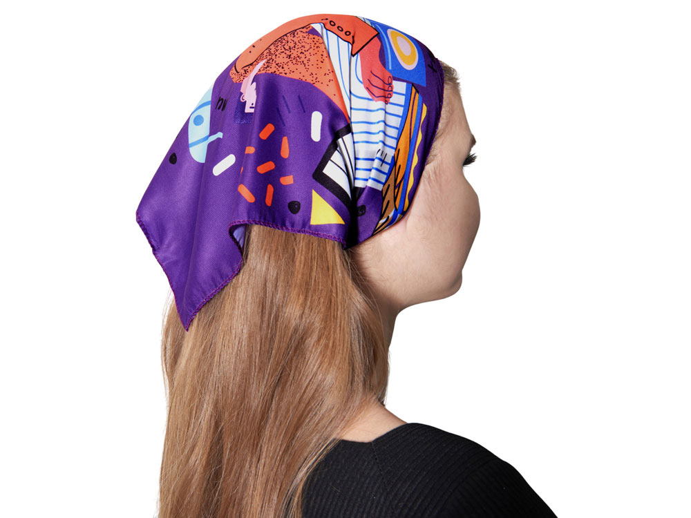 Изображение №5 | Треугольная бандана с возможностью полноцветной печати (разноцветный)