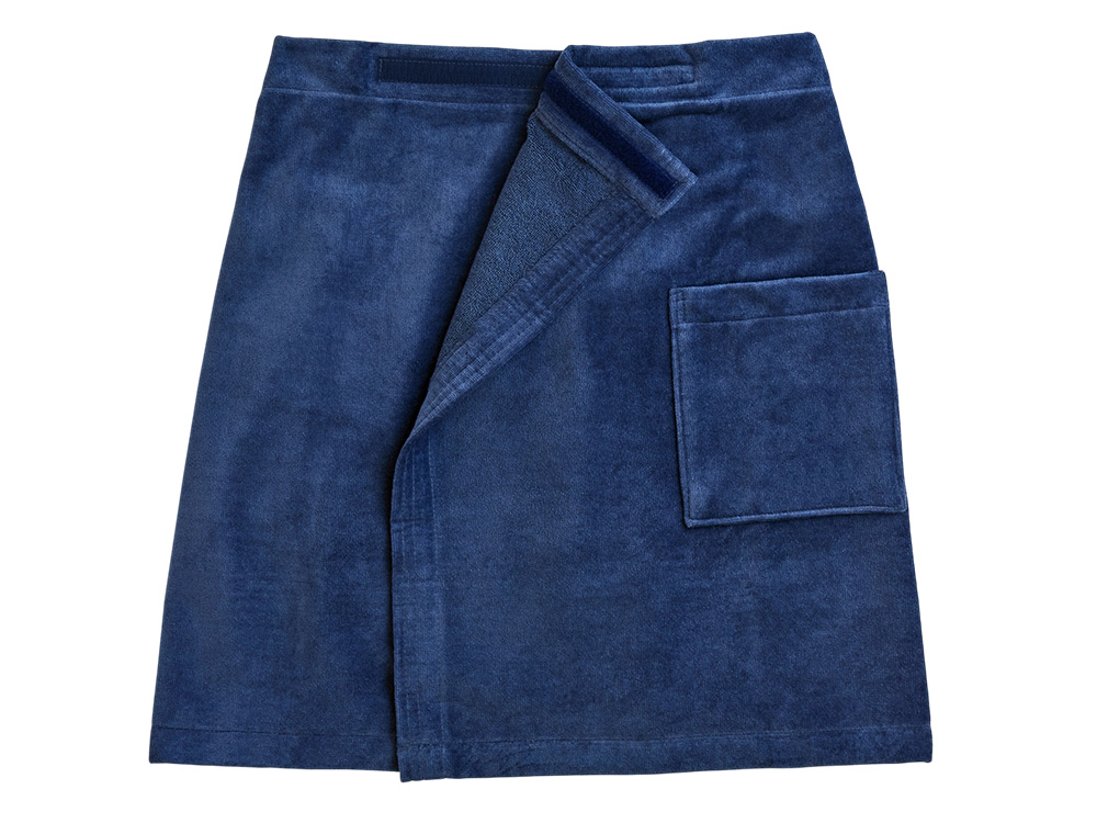 Изображение №1 | Килт мужской, велюровый (синий)