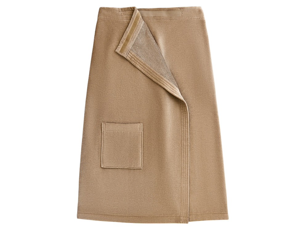 Изображение №1 | Килт женский, велюровый (бежевый)