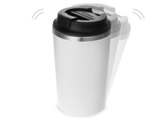 Изображение №1 | Герметичная термокружка на присоске «Kick», 350 мл (белый)