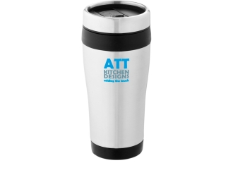 Изображение №6 | Термокружка «Elwood», 400 мл (серебристый/черный)