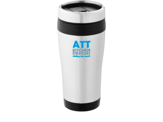 Изображение №6 | Термокружка «Elwood», 400 мл (серебристый/черный)