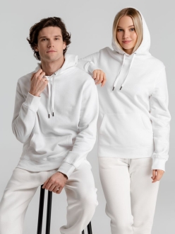 Изображение №11 | Толстовка с капюшоном унисекс King, белая, размер XS