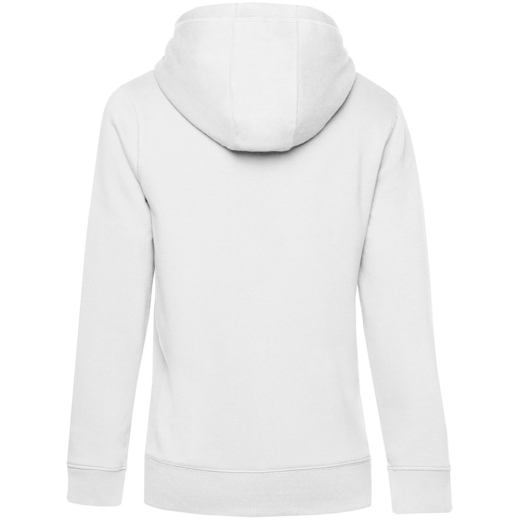 Изображение №2 | Толстовка на молнии с капюшоном женская Queen, белая, размер XS