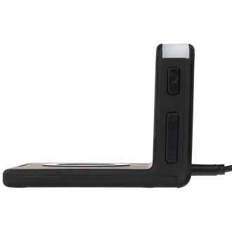 Изображение №4 | Часы настольные с беспроводным зарядным устройством Pitstop, черные