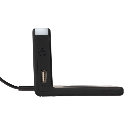 Изображение №5 | Часы настольные с беспроводным зарядным устройством Pitstop, черные