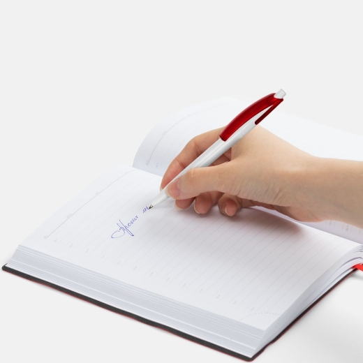 Изображение №5 | Ручка шариковая Bento, белая с красным