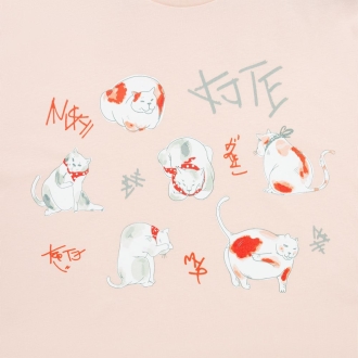 Изображение №2 | Футболка женская «Котэ», розовая, размер S