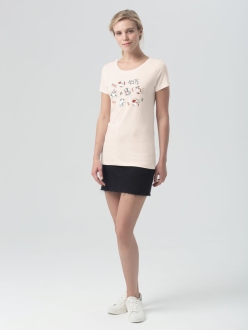 Изображение №3 | Футболка женская «Котэ», розовая, размер S