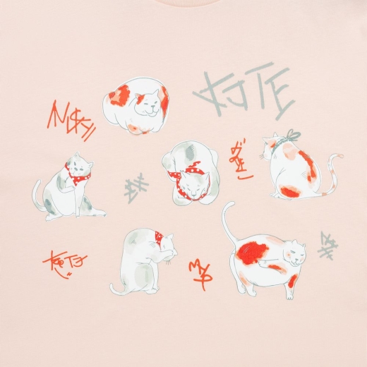 Изображение №2 | Футболка женская «Котэ», розовая, размер S