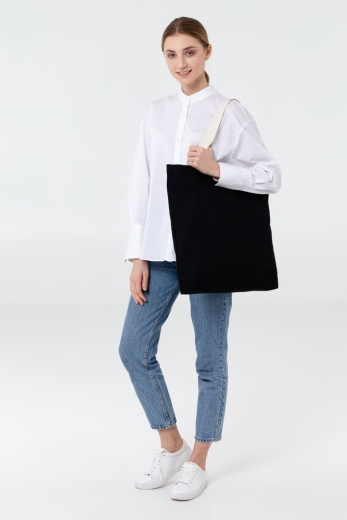 Изображение №5 | Холщовая сумка Shelty, черная