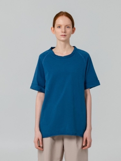 Изображение №2 | Футболка Vozduh, синяя, размер S