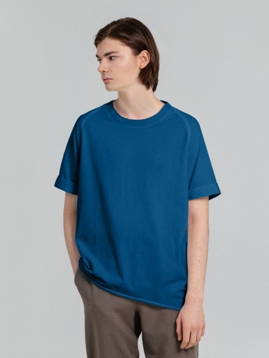 Изображение №1 | Футболка Vozduh, синяя, размер S