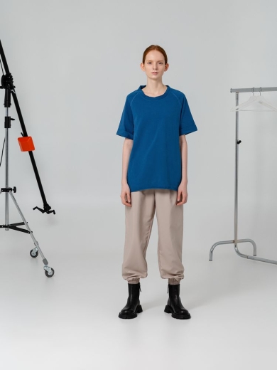 Изображение №3 | Футболка Vozduh, синяя, размер S