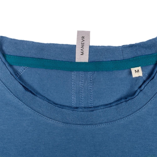 Изображение №5 | Футболка Vozduh, синяя, размер S