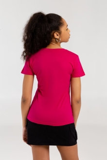 Изображение №5 | Футболка женская «Меламед. The Beatles», ярко-розовая (фуксия), размер S