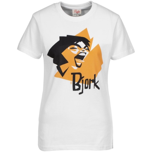 Изображение №2 | Футболка женская «Меламед. Bjork», белая, размер M