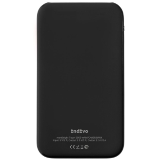 Изображение №4 | Аккумулятор с подсветкой markBright Town, 5000 мАч, черный