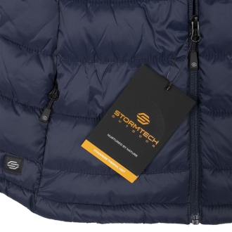 Изображение №5 | Жилет компактный мужской Stavanger черный с серым, размер S