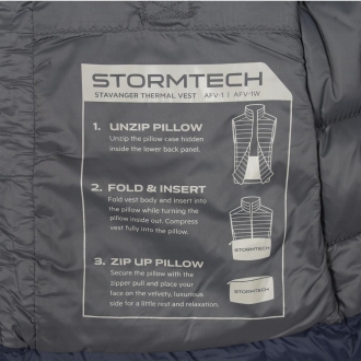 Изображение №9 | Жилет компактный мужской Stavanger черный с серым, размер S