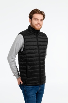 Изображение №12 | Жилет компактный мужской Stavanger черный с серым, размер S
