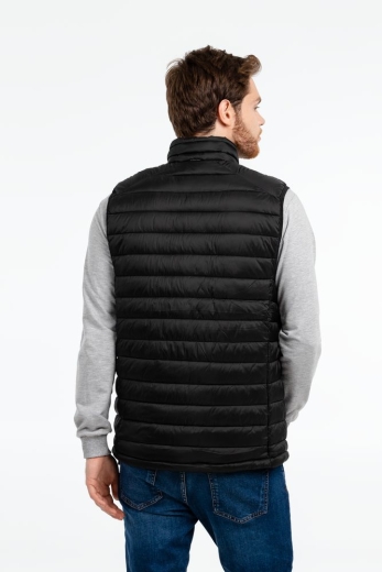 Изображение №13 | Жилет компактный мужской Stavanger черный с серым, размер S