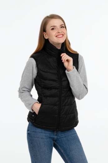 Изображение №13 | Жилет компактный женский Stavanger черный с серым, размер XS