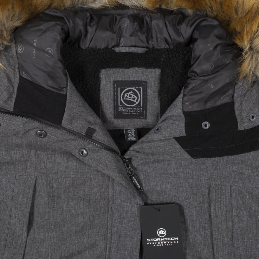 Изображение №4 | Парка мужская Explorer серый меланж, размер XL