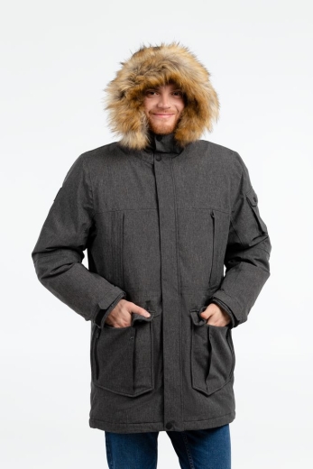 Изображение №14 | Парка мужская Explorer серый меланж, размер XL