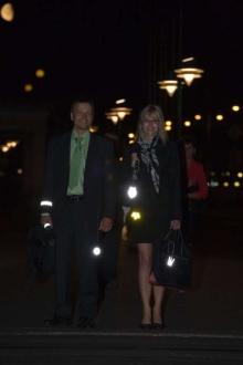 Изображение №3 | Пешеходный светоотражатель «Сердце», красный